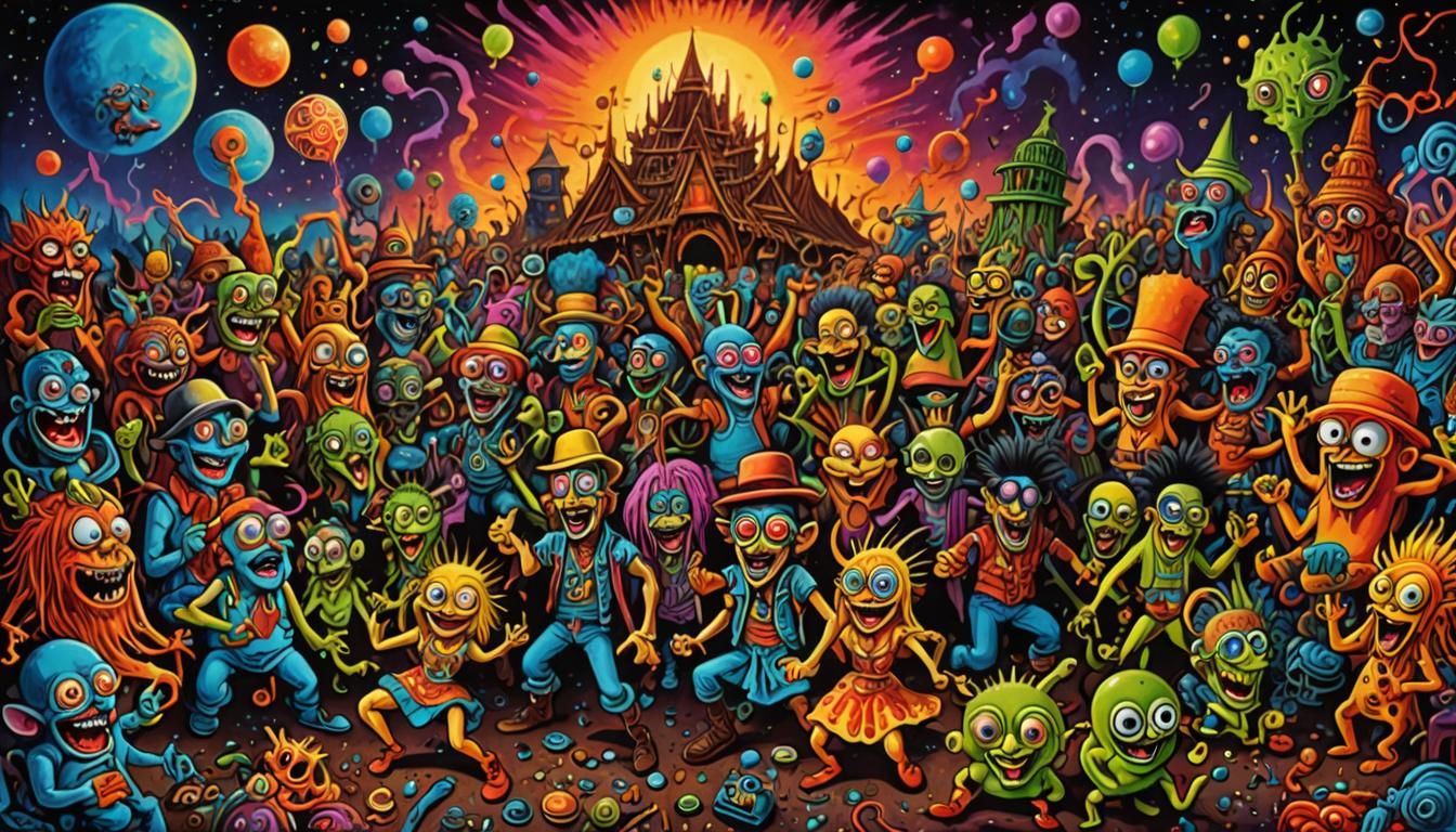 Psychedelic Monster Party
