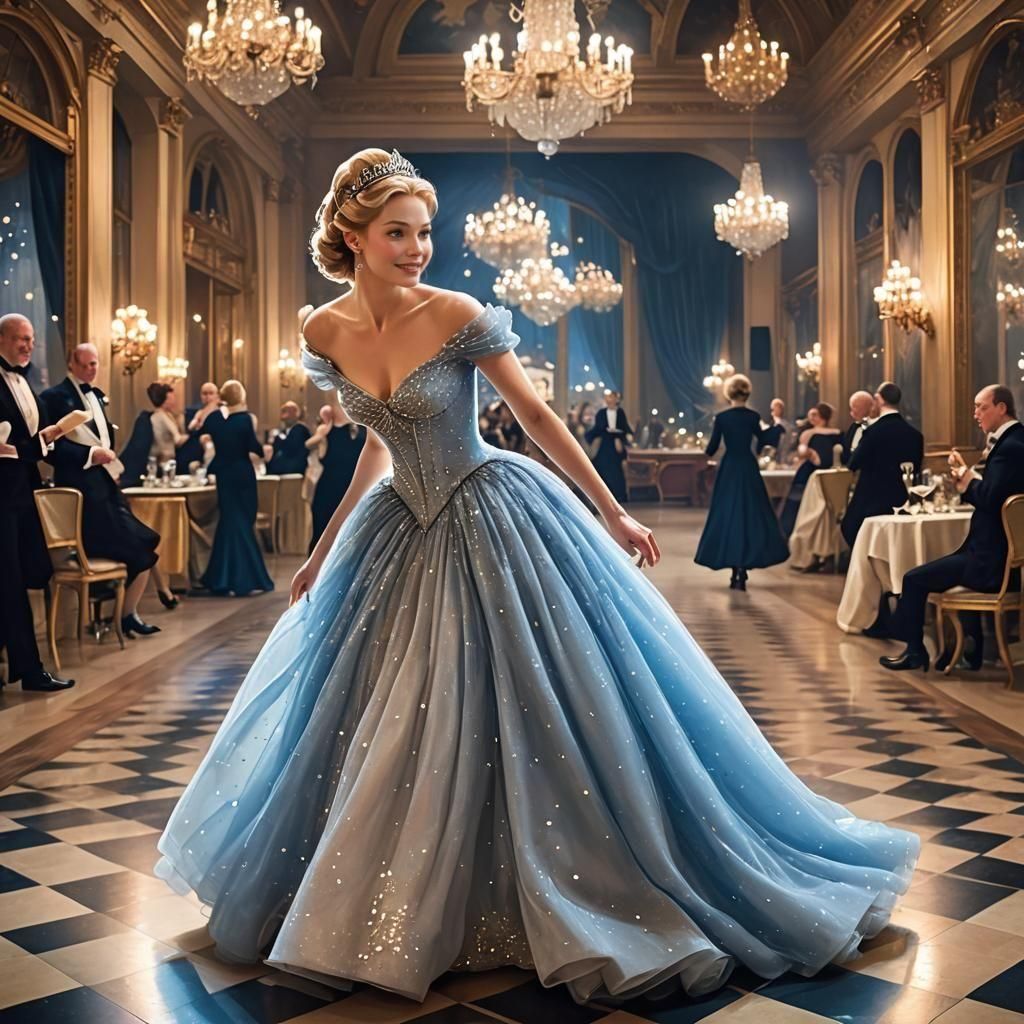 Cinderella on the run.