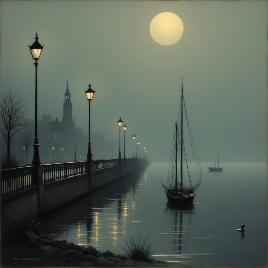 Foggy London Town with Parisian Influences