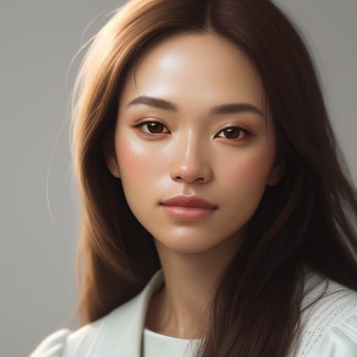 Vivian: Portrait in Oil Painting Style