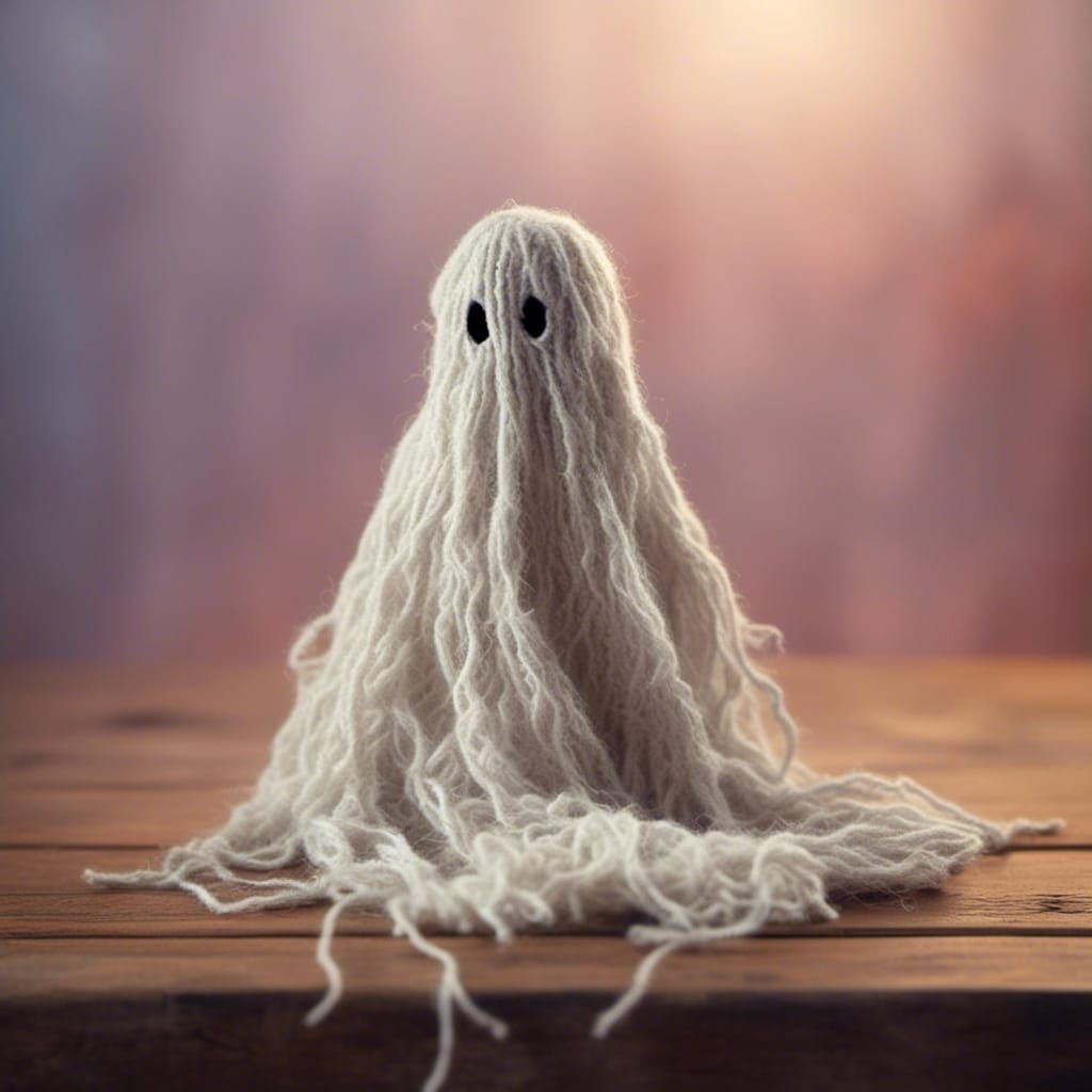 Macro Shot of a Plush Yarn Doll