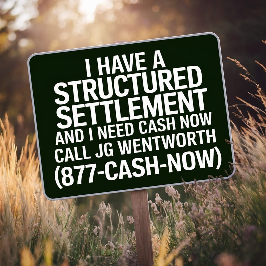 Eye-Catching Green Sign Promotes Urgent Financial Solution