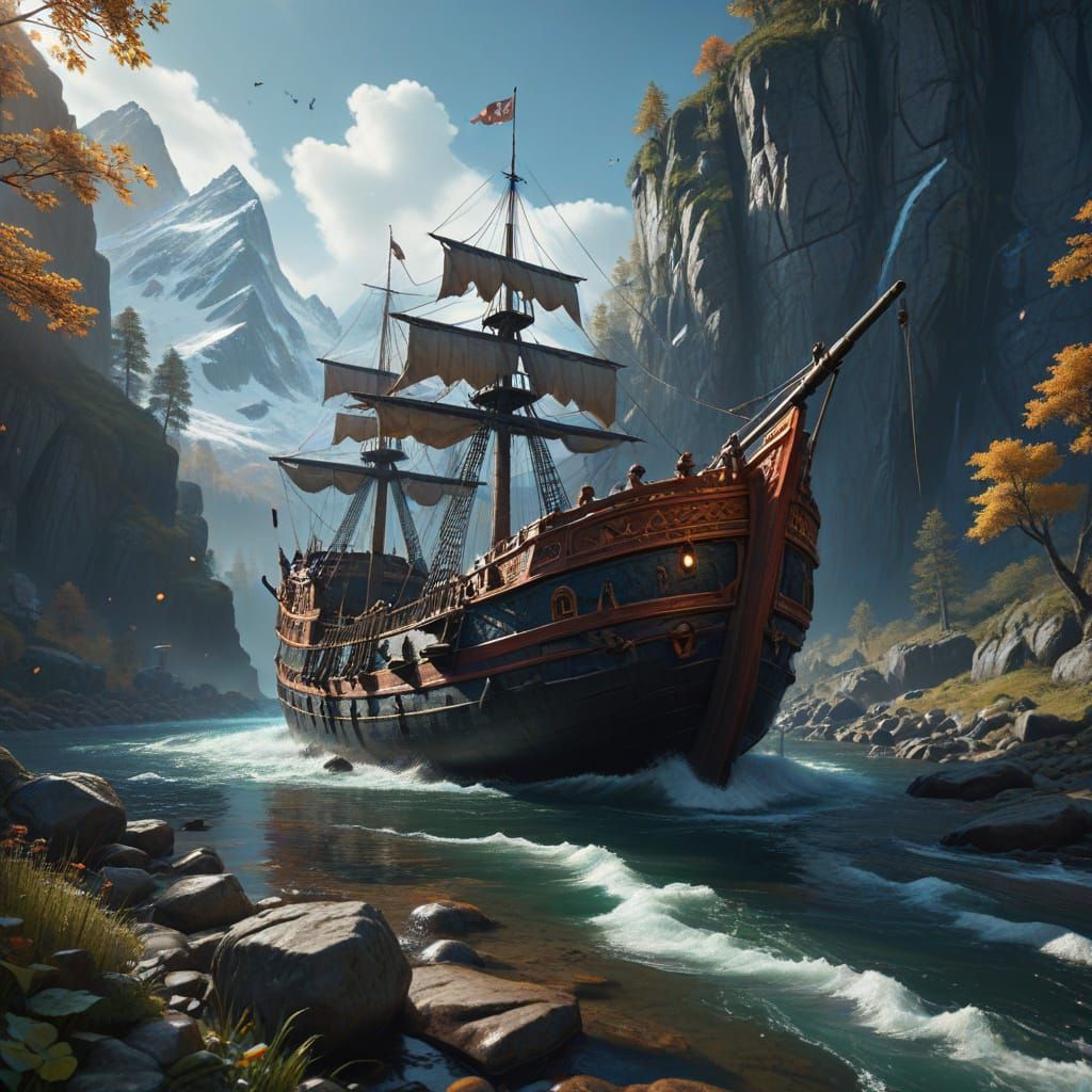 Lutefisk Day: Fantastical Matte Painting