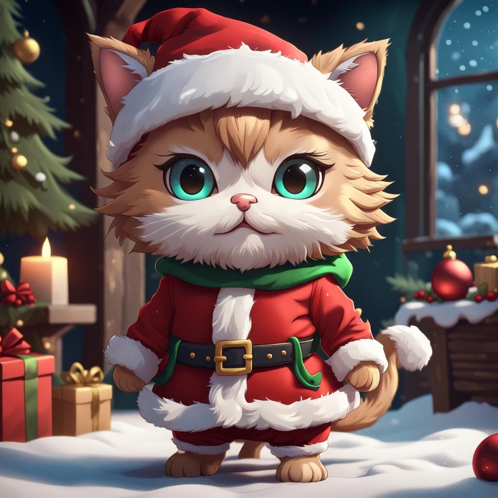 Santa Cat