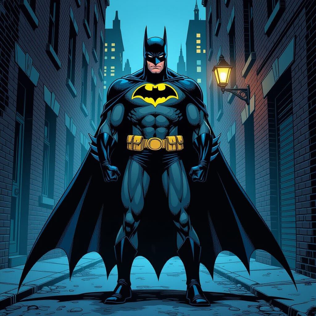 Batman in Gotham: Comic Book Art Style