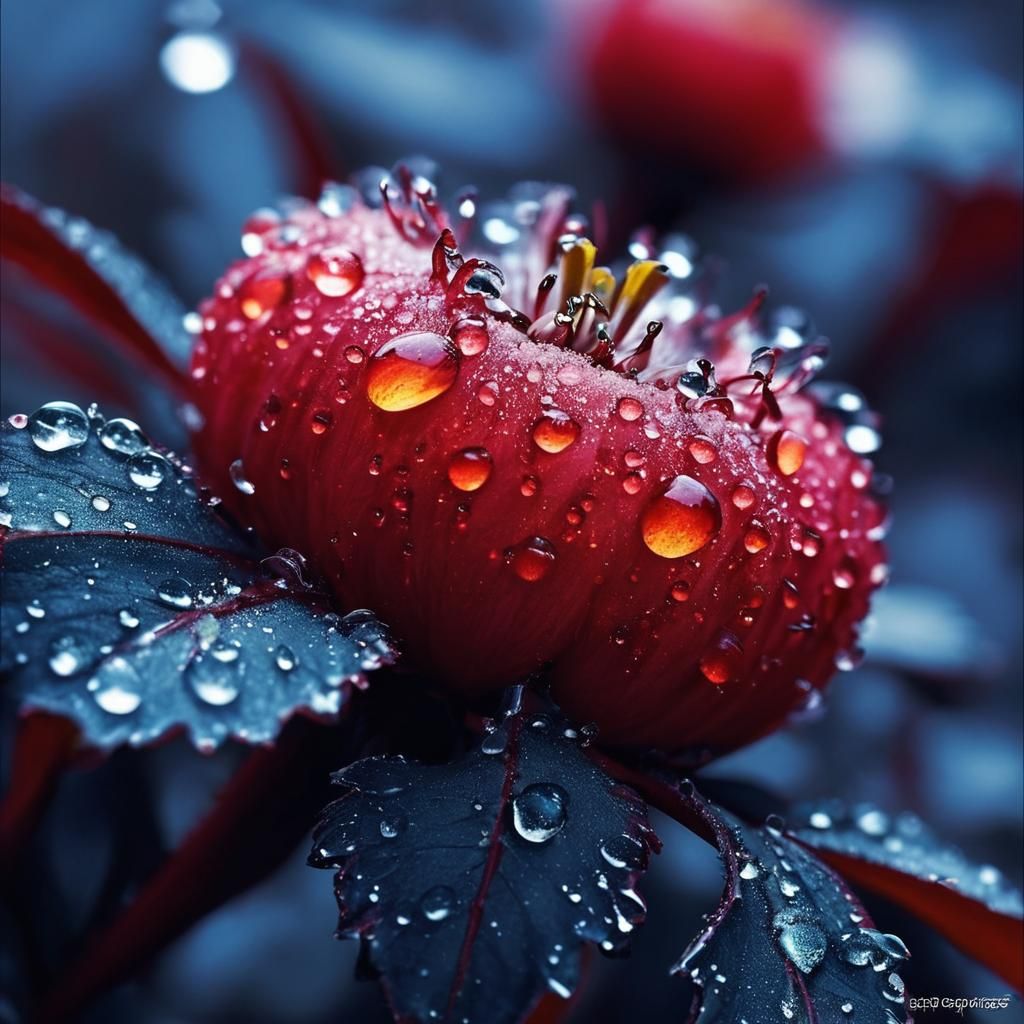 Abstract AI-Generated Flower Design