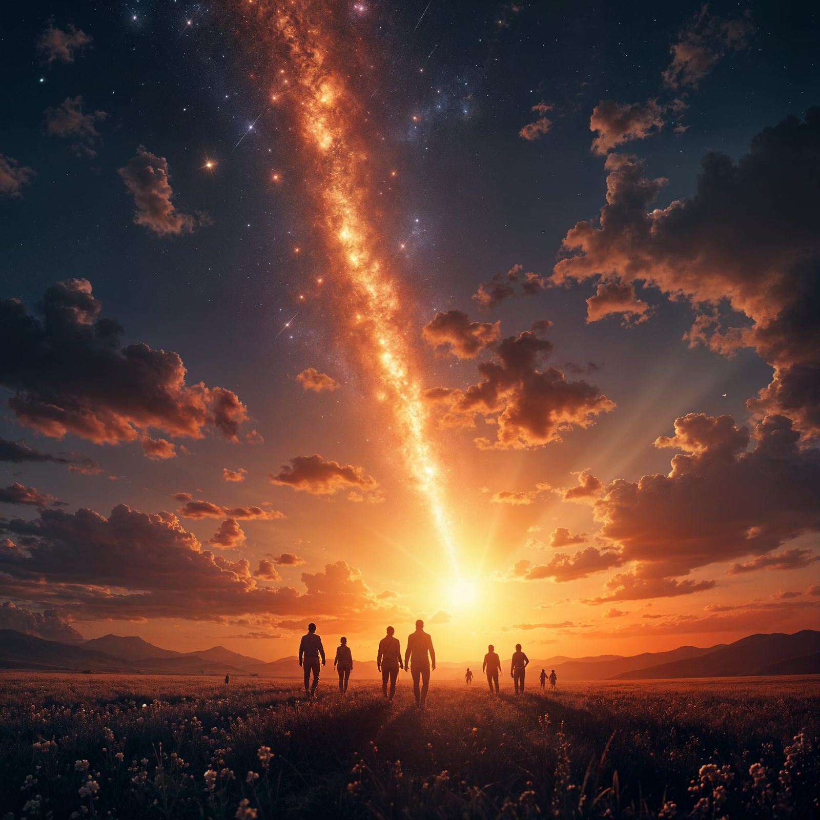 Comet Atlas Near Sun With Observers Below