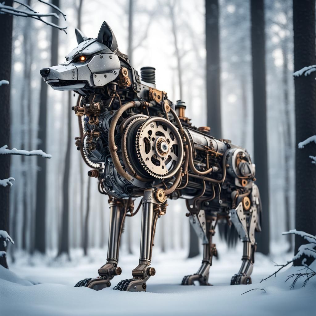 Steampunk Wolf