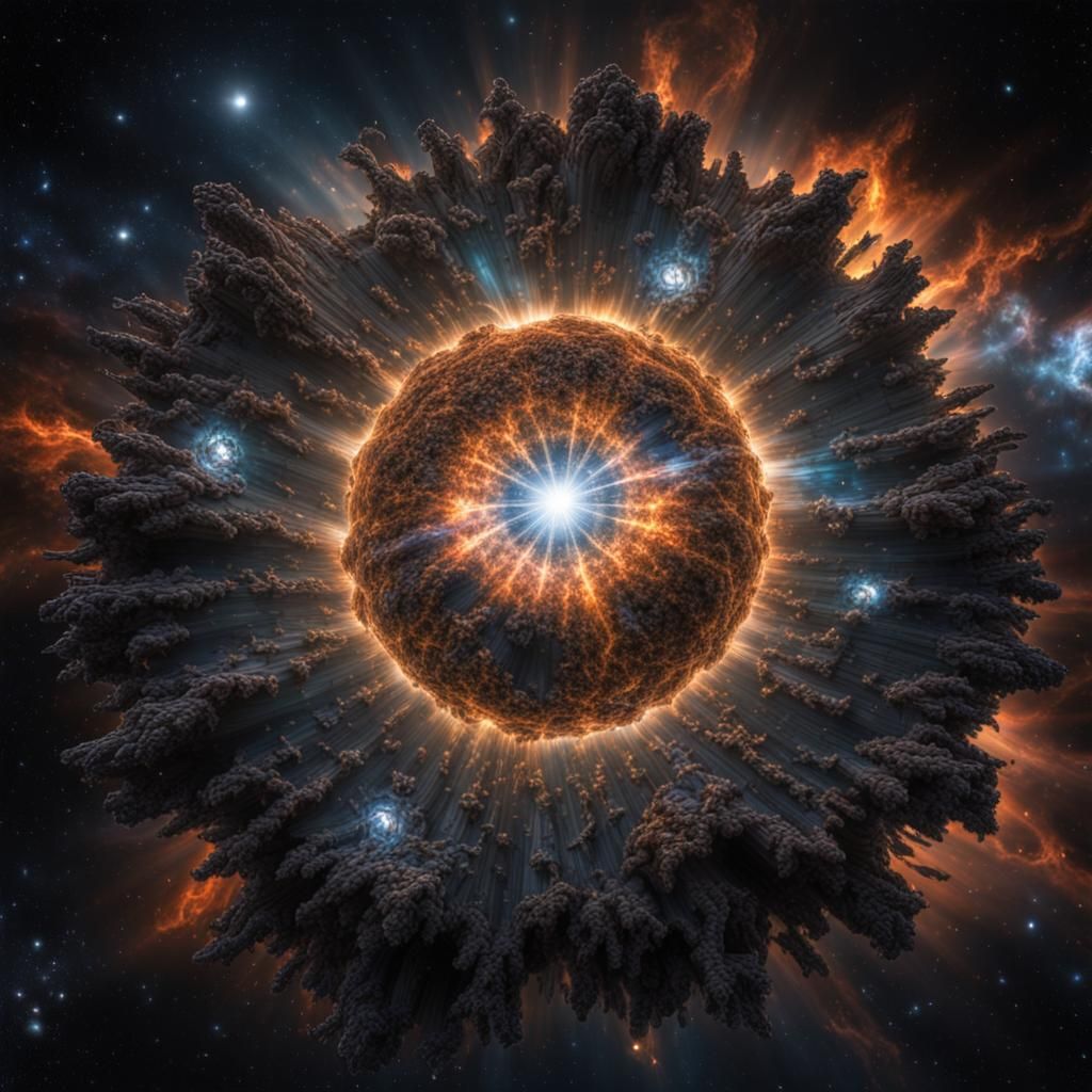 Spectacular Supernova Explosion in Hyperrealistic Detail