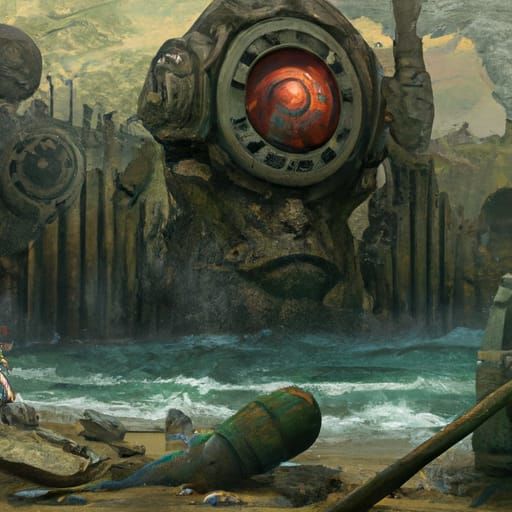 Cyclops, a masterpiece, 8k resolution, dark fantasy concept ...