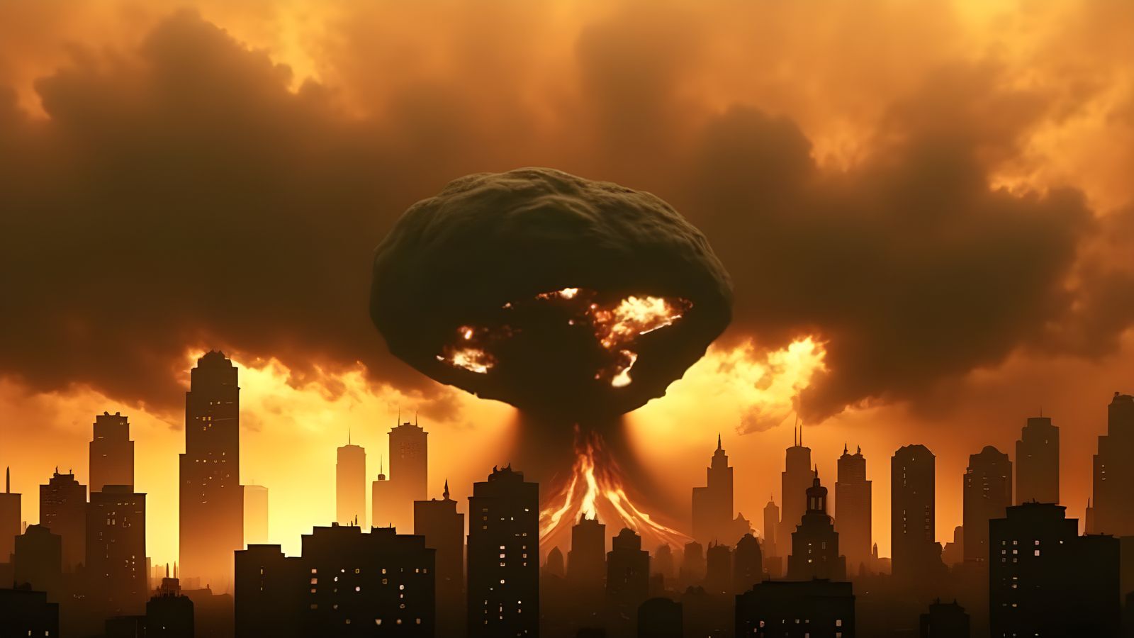 Earth Devastated by Asteroid Impact in Gritty Concept Art