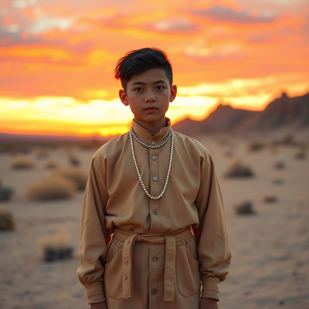 Navajo Youth as Little Prince