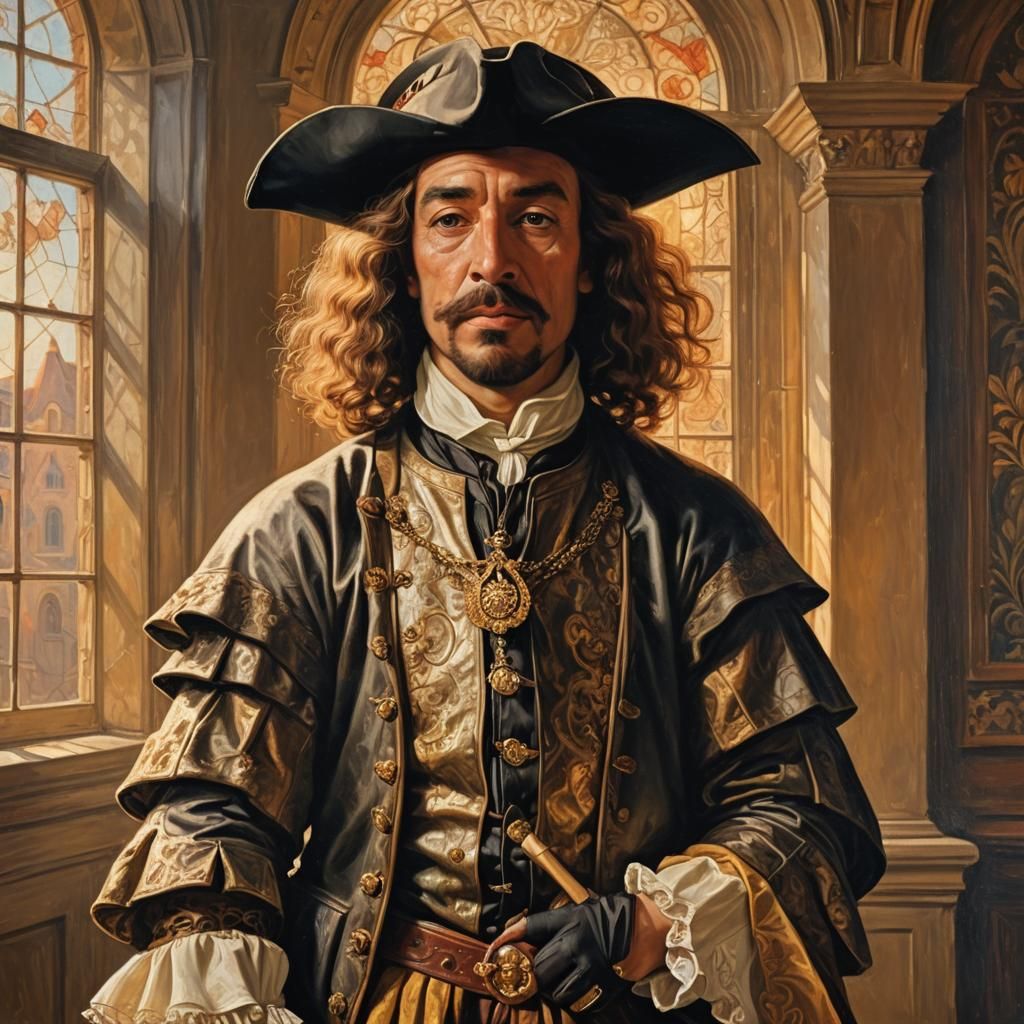 Renaissance Portrait of Cyrano De Bergerac