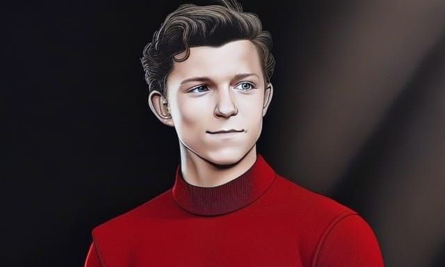 Tom Holland Fan Art Portrait