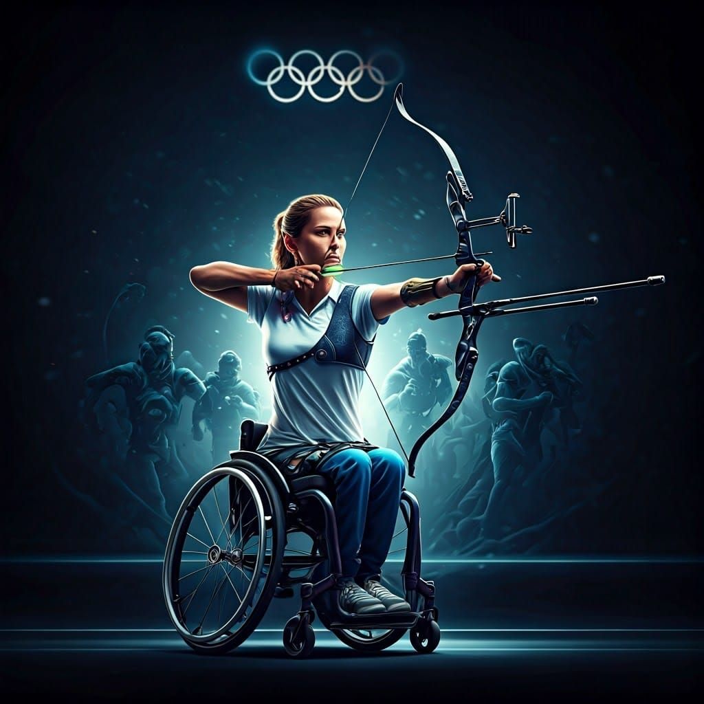 Wheelchair Archer Takes Aim in Dystopian Future