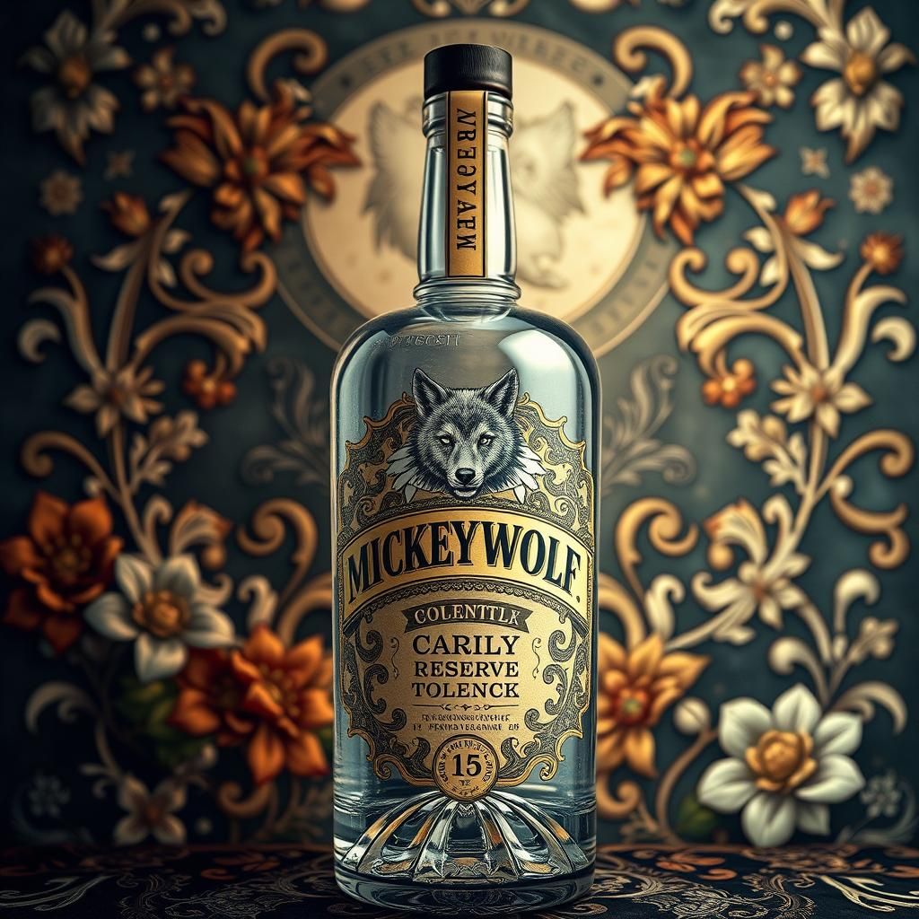 Elaborate Bottle of Mickeywolf Carly Reserve Tonic