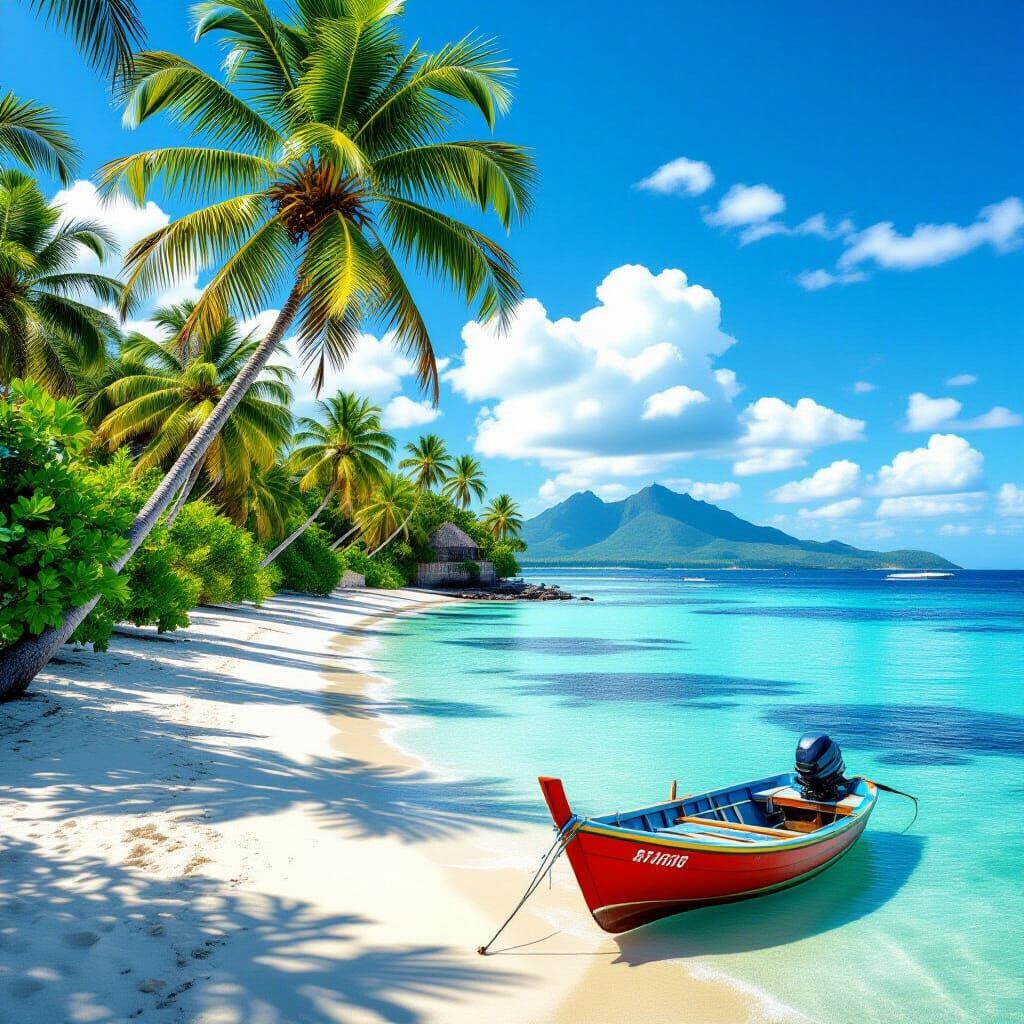 Dreamy Tropical Island Breeze of San Pedro