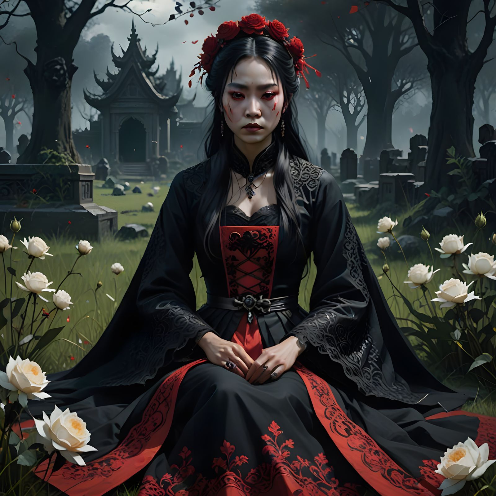 A sinister Chinese lady