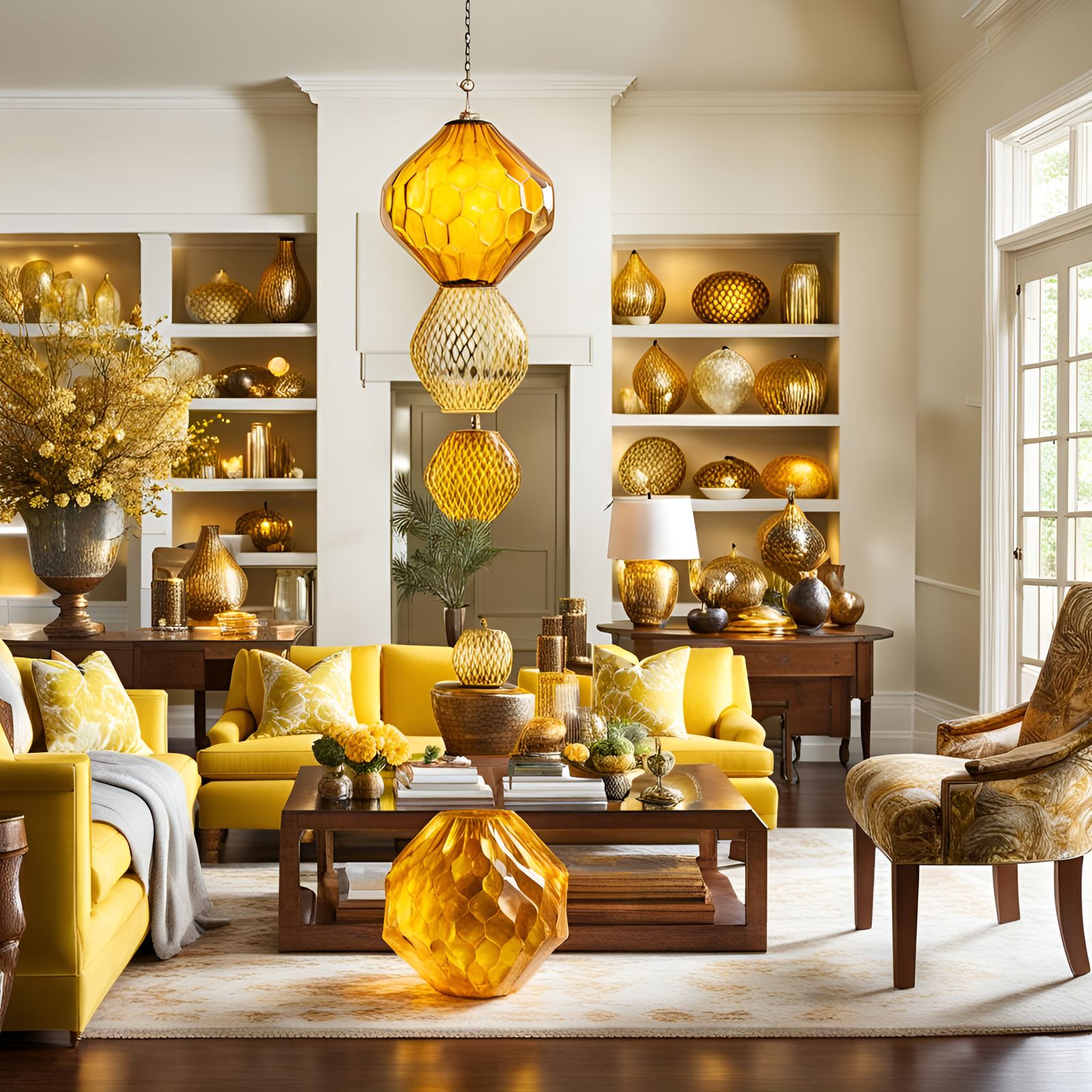 Southern living yellow frontroom
