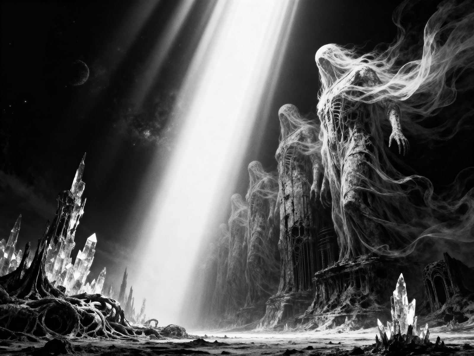 Ethereal Wisps in Cosmic Horror Abyss