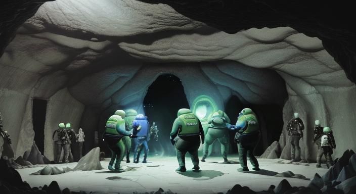 Alien Unveils Cave Fight: Sci-Fantasy Masterpiece