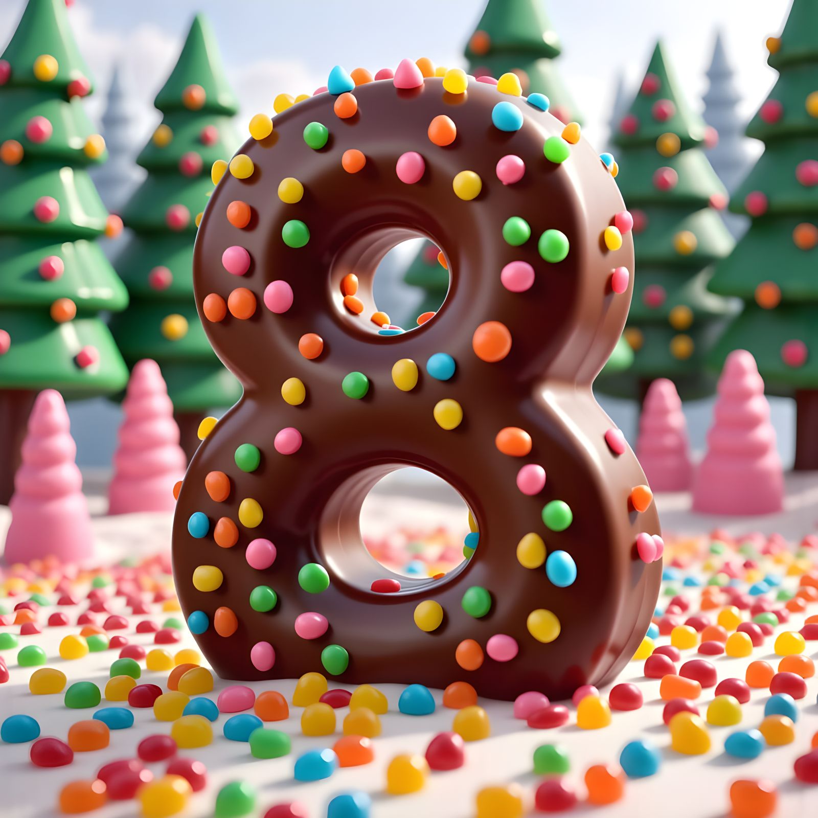 8 in a Candy Wonderland