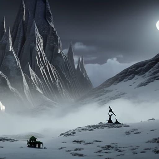 Epic Nightmare Before Christmas Digital Painting