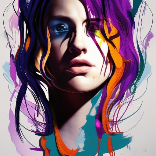 Hyperrealistic Dissociation Disorder Concept Art