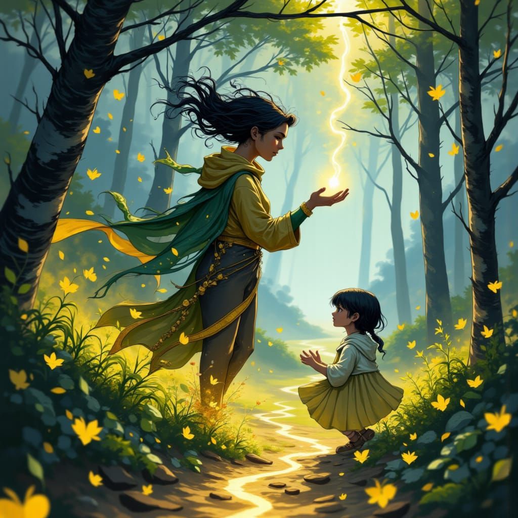 a journey on a nature trail