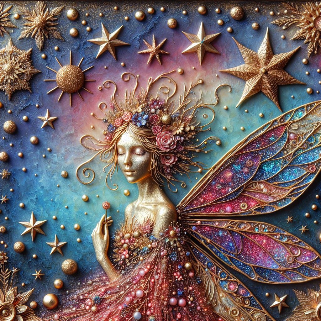Fairy Dream Mosaic Wings