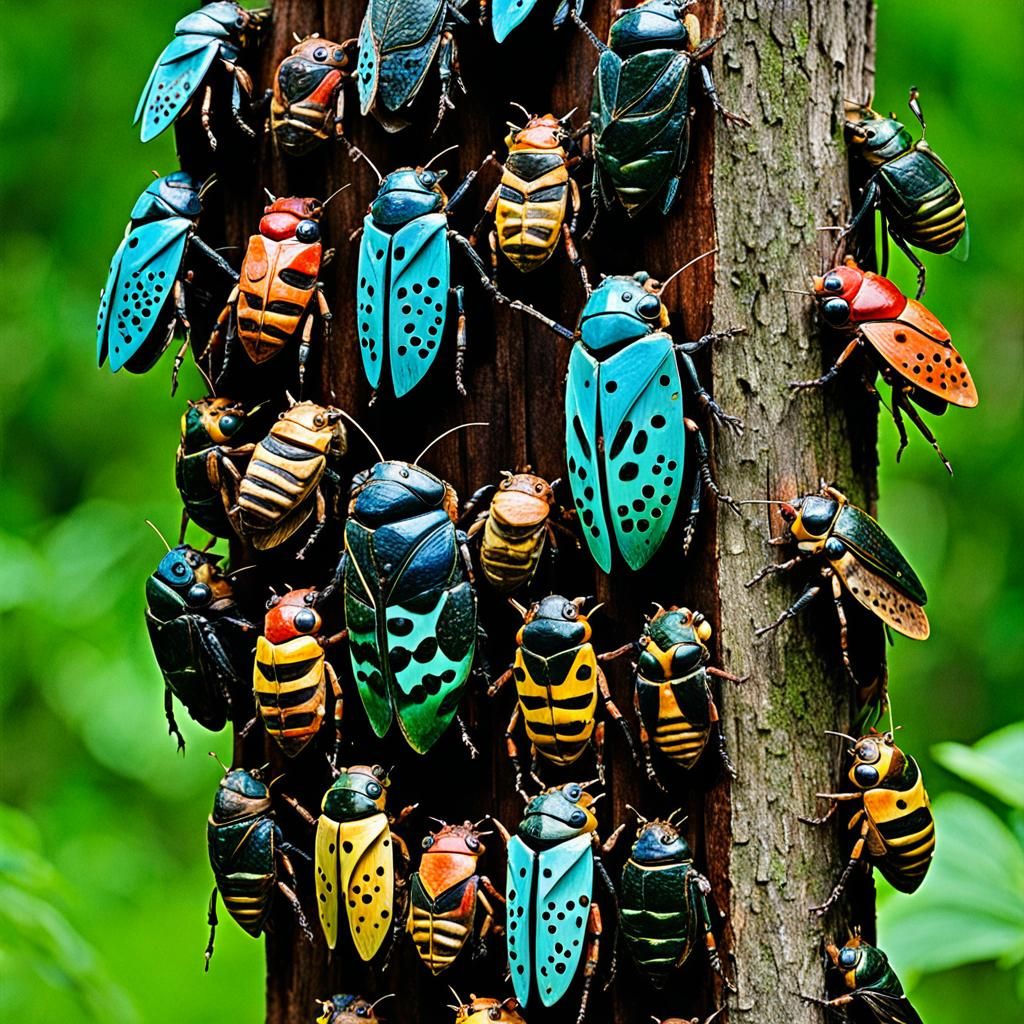 Sinister Cicada Bug Condos