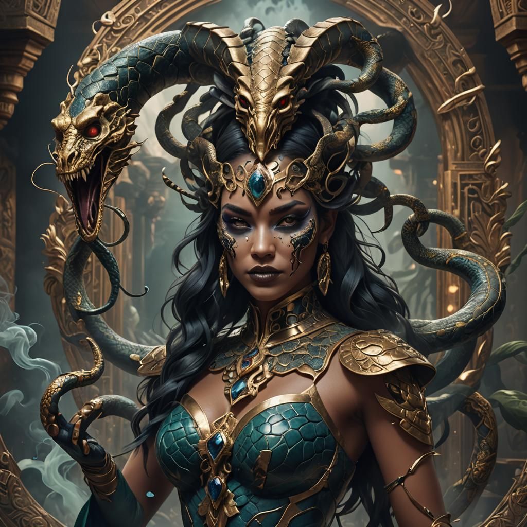 Apate: Goddess of Deceit in Fantasy Art