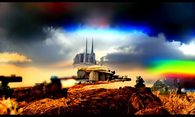 Star Wars Battlefront II: Rainbow Sky Panorama