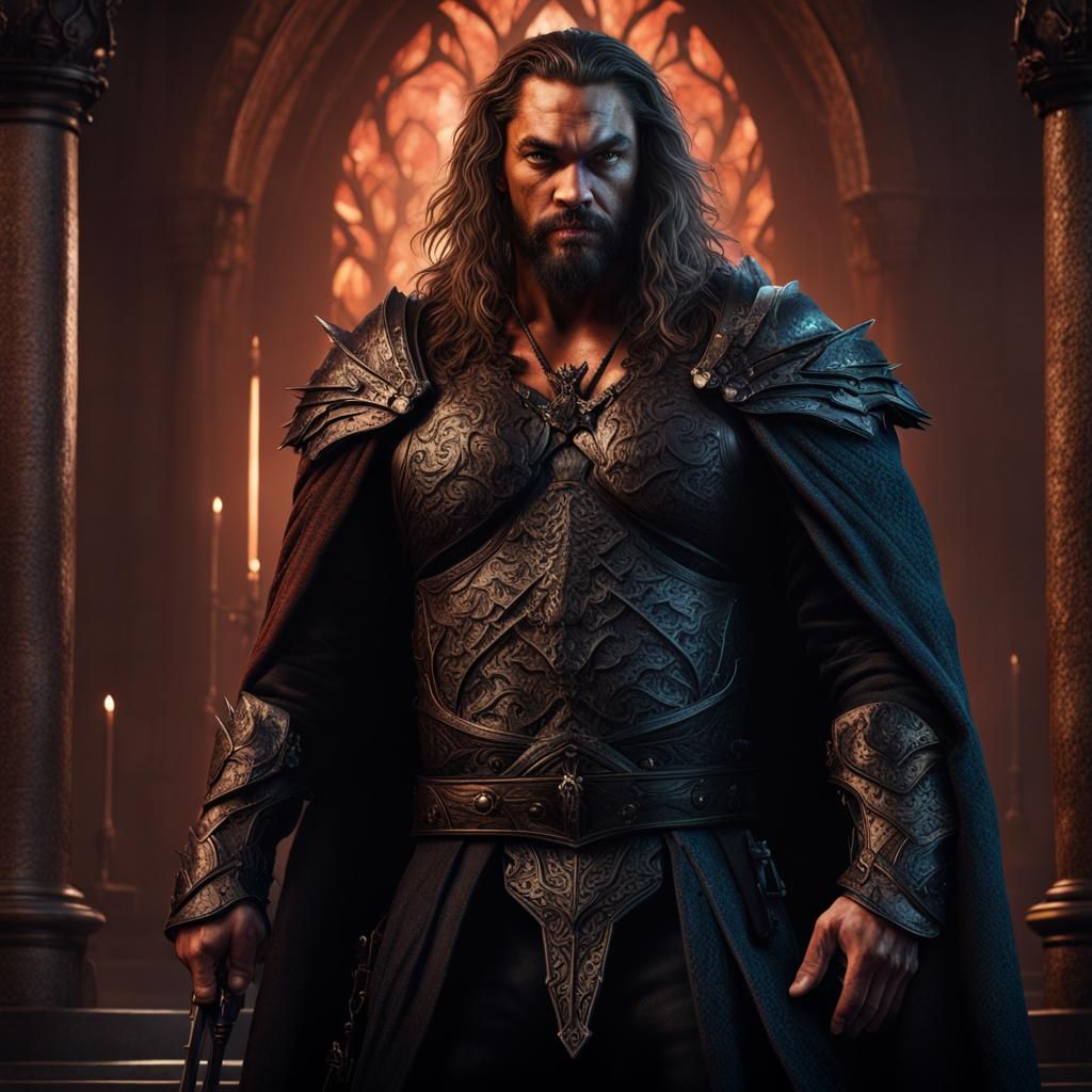 Jason Momoa as Prince of Darkness: Fantasy Art