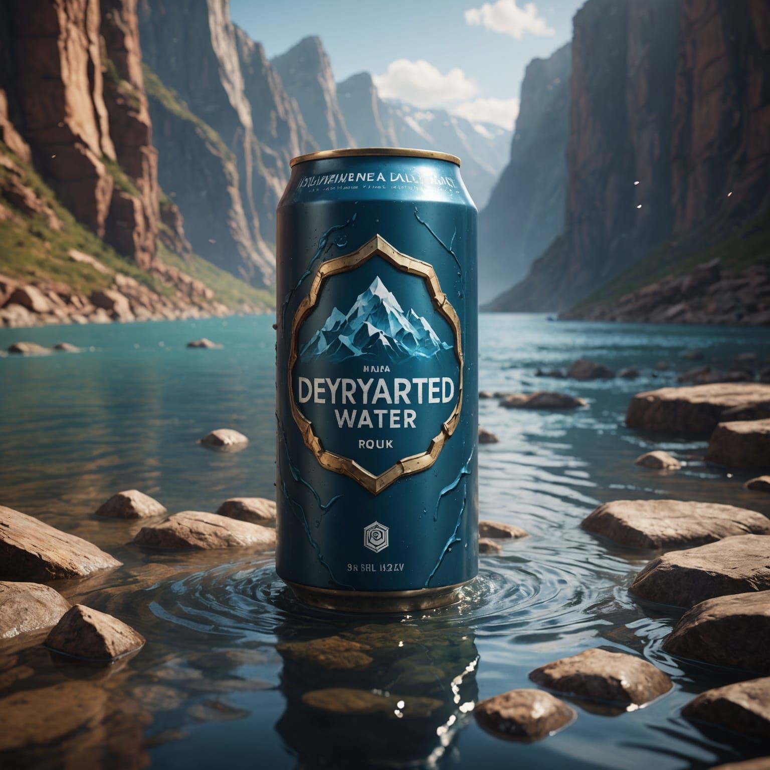 Dehydrated Water: Fantastical Digital Concept Art