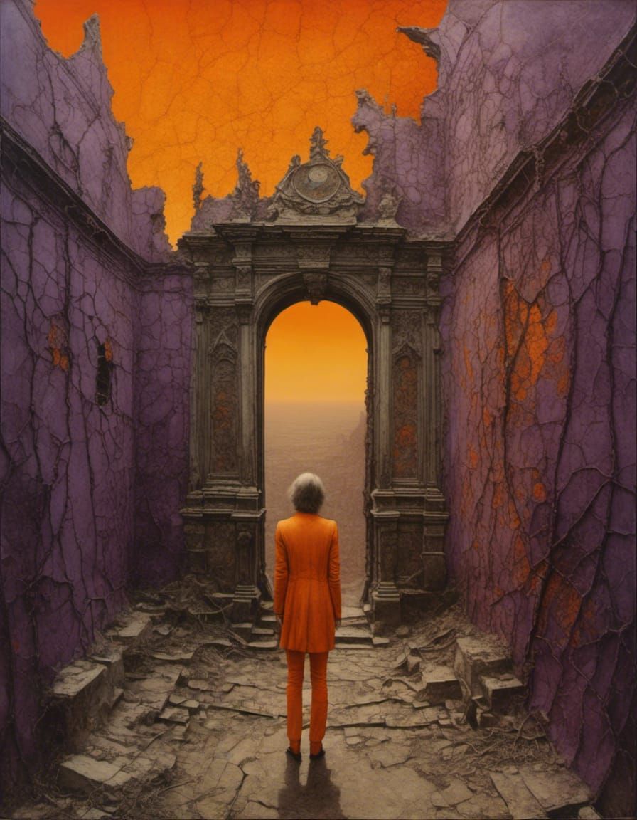 <lora:AvantGarde:1.0> <lora:Antique Maps:1.0> Portal to another cosmos. Photorealistic hyperdetailed finalRender Zdzisła...