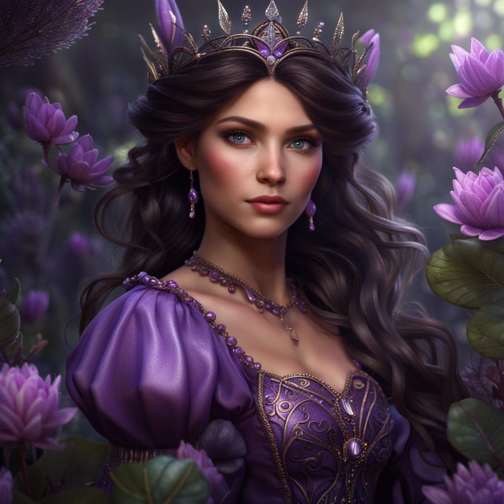 Fairy Tale Princess in Detailed Fantasy Art