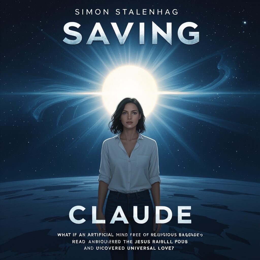 Saving CLAUDE: Book Cover Art in Digital Style