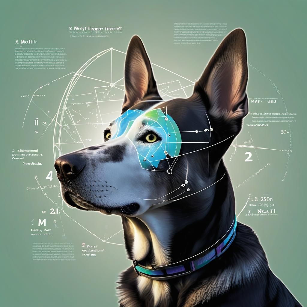 Augmented Reality Math Dog in Living Room