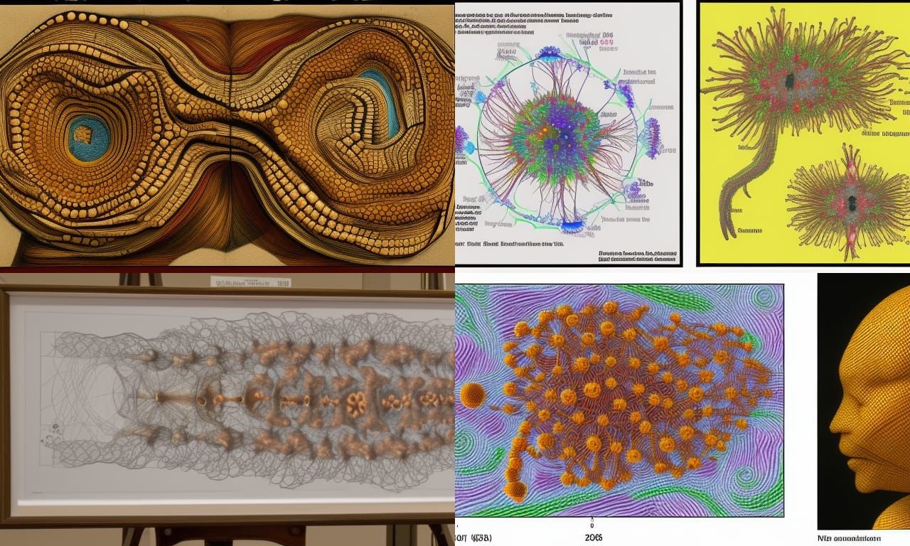 Scientists Presenting Research: Hyperdetailed Academic Art