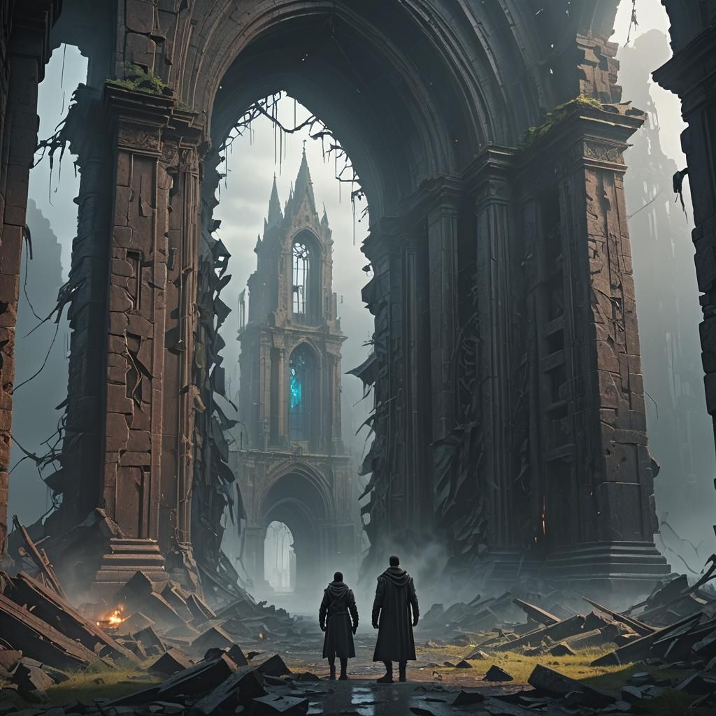 Supernatural Being Emerges from Mystical Portal