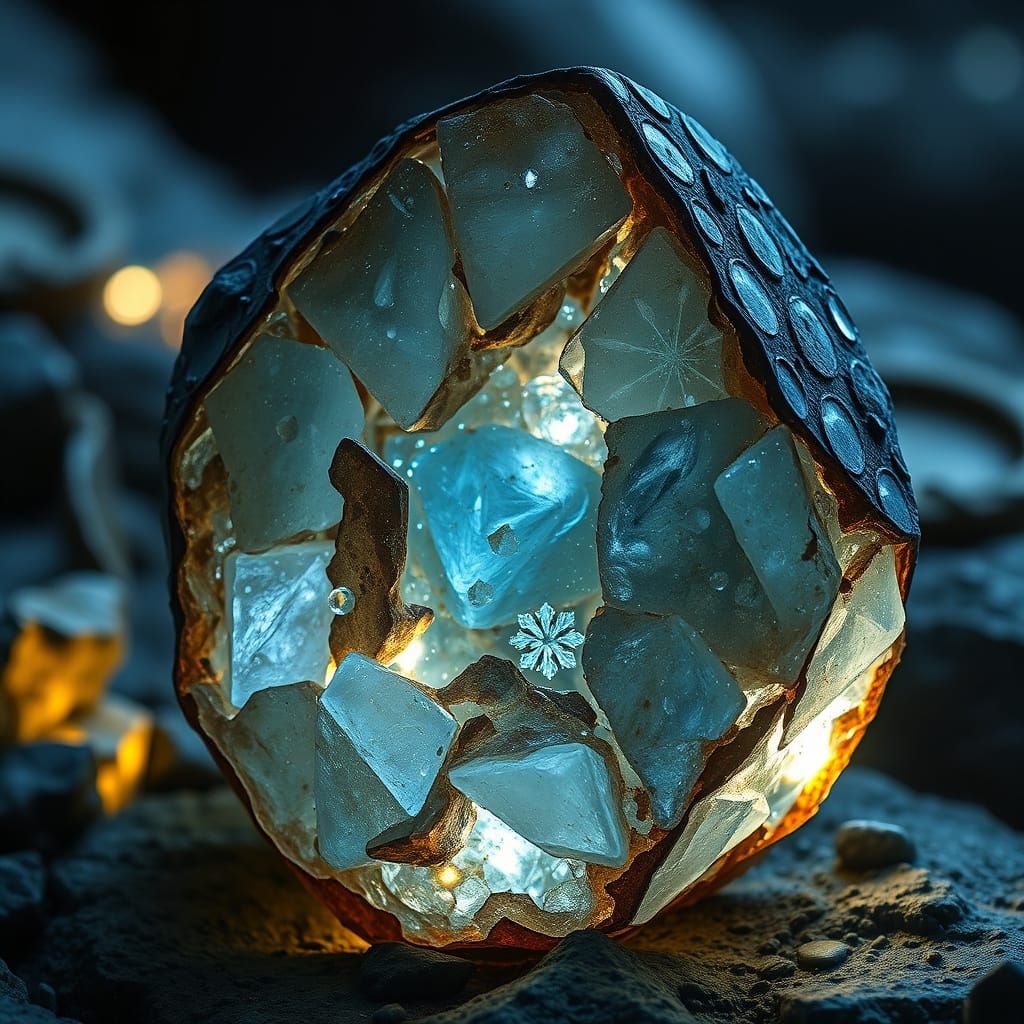 Luminescent Varla Stone with Mystical Details