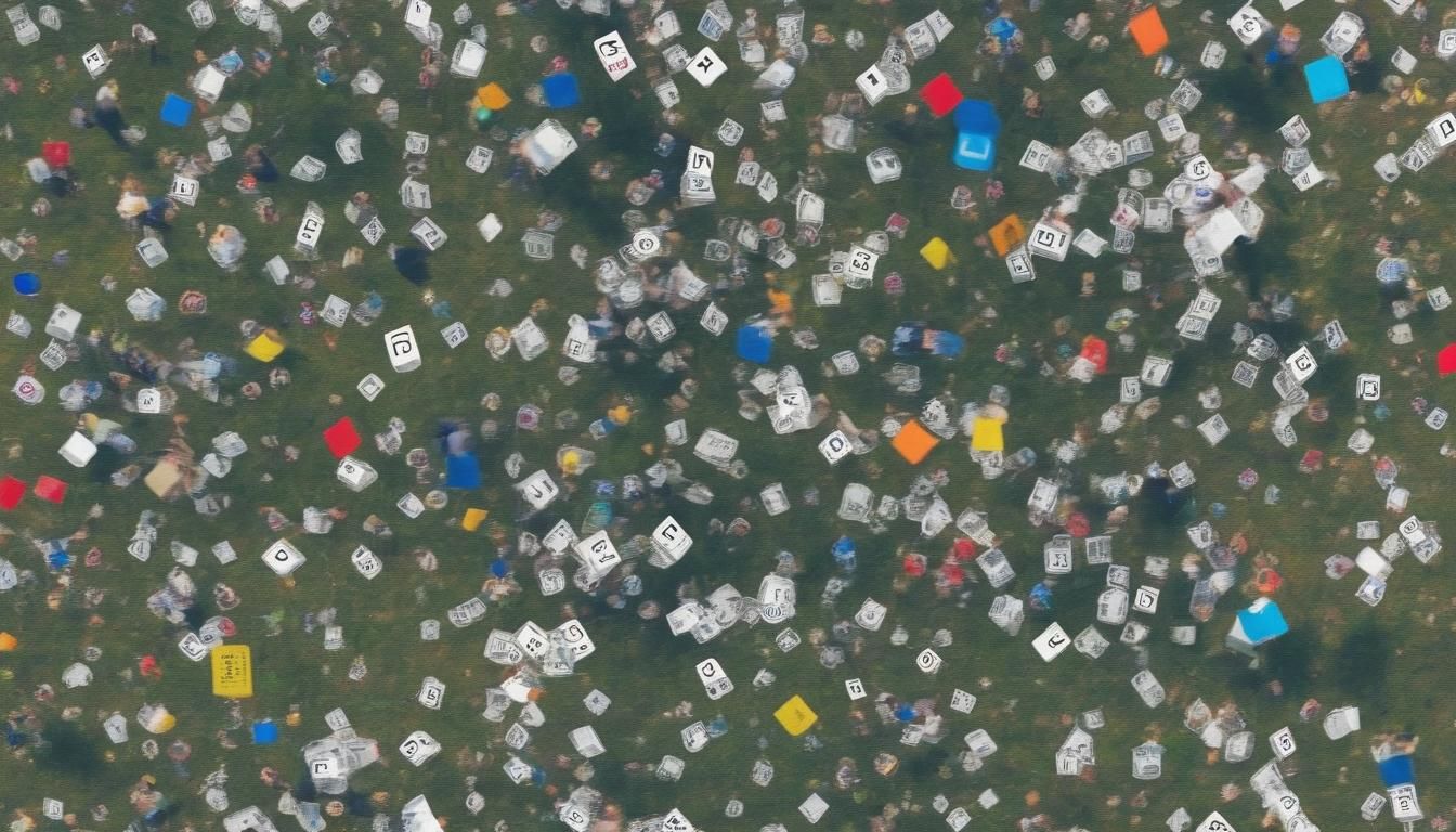 Randomly Generated Scene with Varied Elements