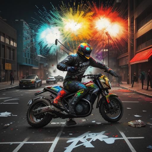 Violent Hyperrealistic Street Art in Chicano Graffiti Style