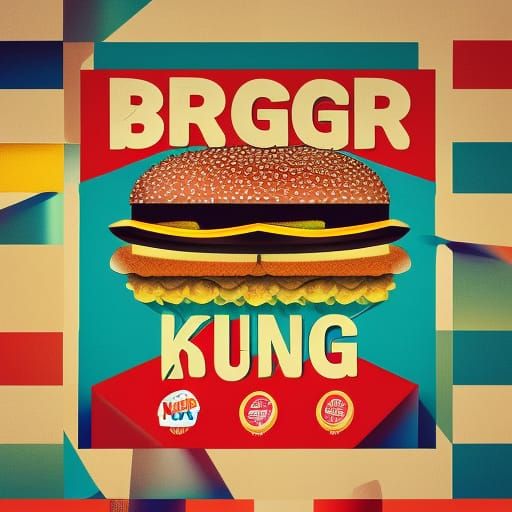 advertisement for burger king