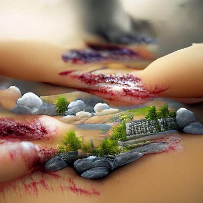 Healing Trauma Wounds: A Detailed Matte Painting
