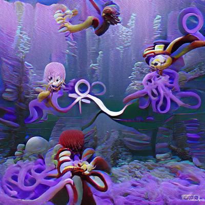 Underwater Tentacles: A Sea of Motion