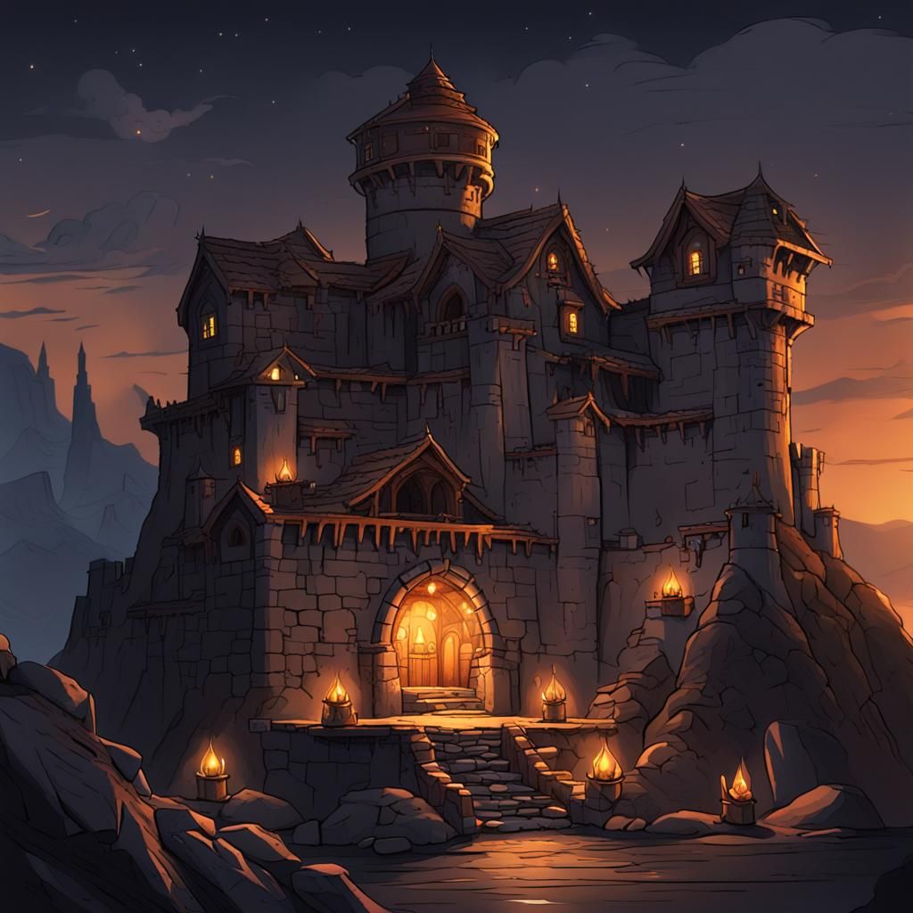 Dwarven Fortress Converted to Human Manor