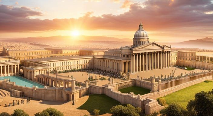 Ancient Rome: An Artificial Reconstruction in 8K