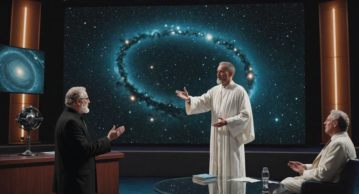 Christian God Debates Astronomer on Talk Show
